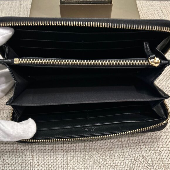 Authentic Fendi Vitello Liberty Century Lucido By The Way Zip Around - Picture 8 of 8